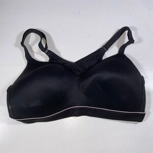 Cacique Black Wireless T-Shirt Bra Full Coverage Size‎ 42C
